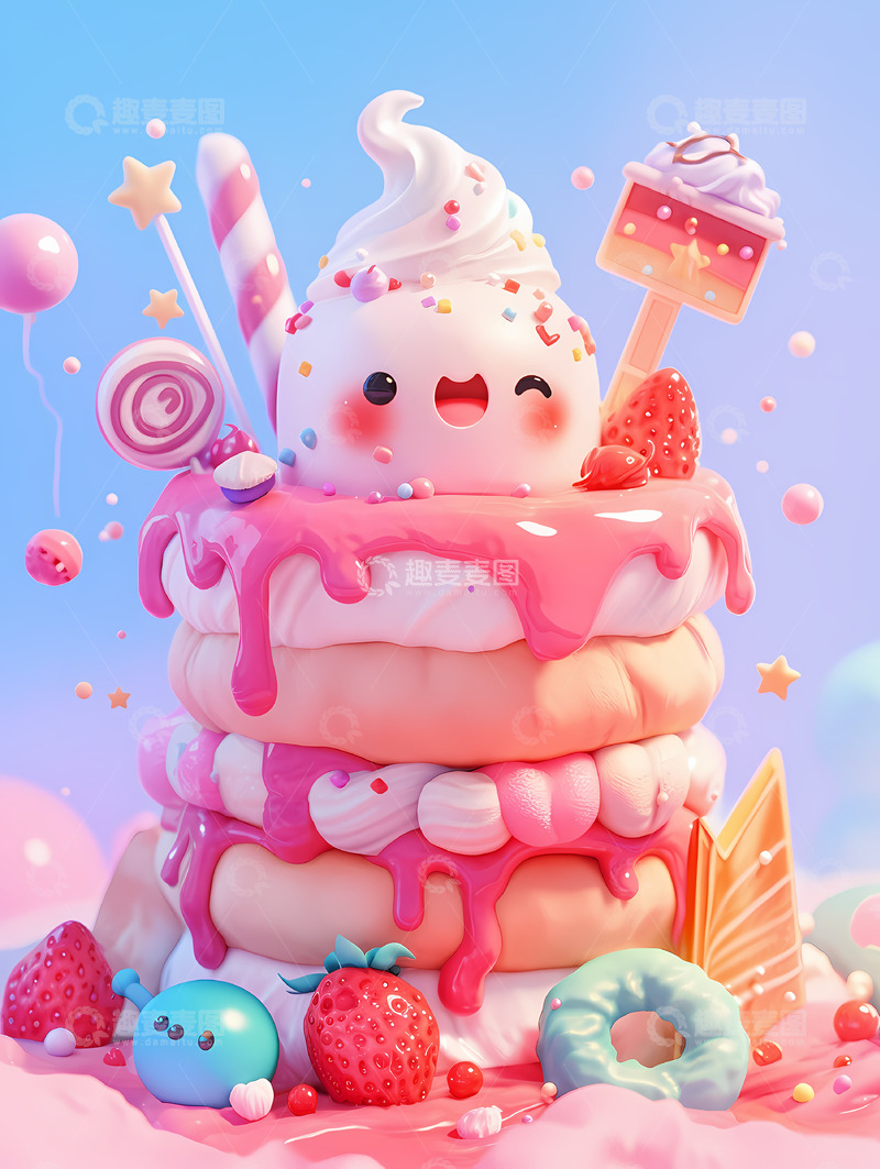 高清大图下载【趣麦麦图】缤纷甜品蛋糕3