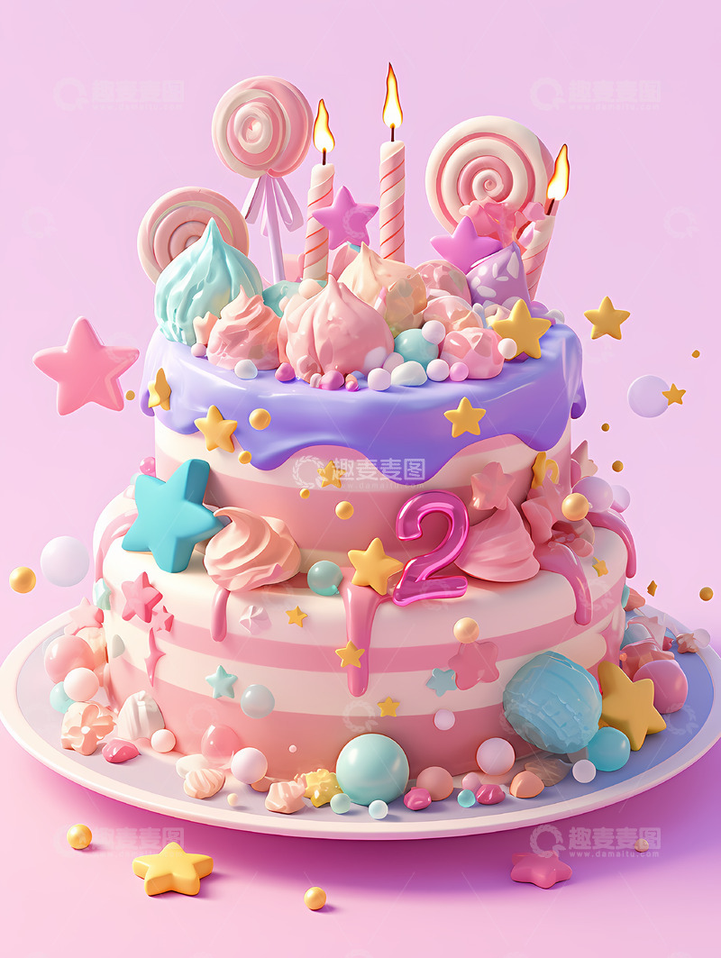 高清大图下载【趣麦麦图】缤纷甜品蛋糕31