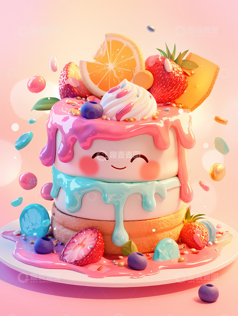 高清大图下载【趣麦麦图】缤纷甜品蛋糕13