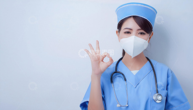 高清大图下载【趣麦麦图】护士微笑比 &ldquo;OK&rdquo; 传递健康信号