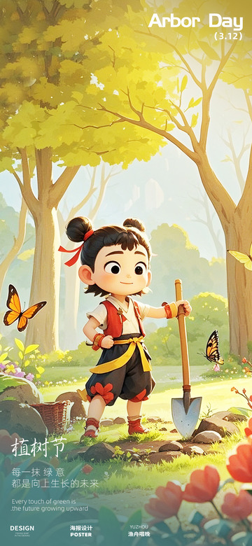 植树节海报设计3