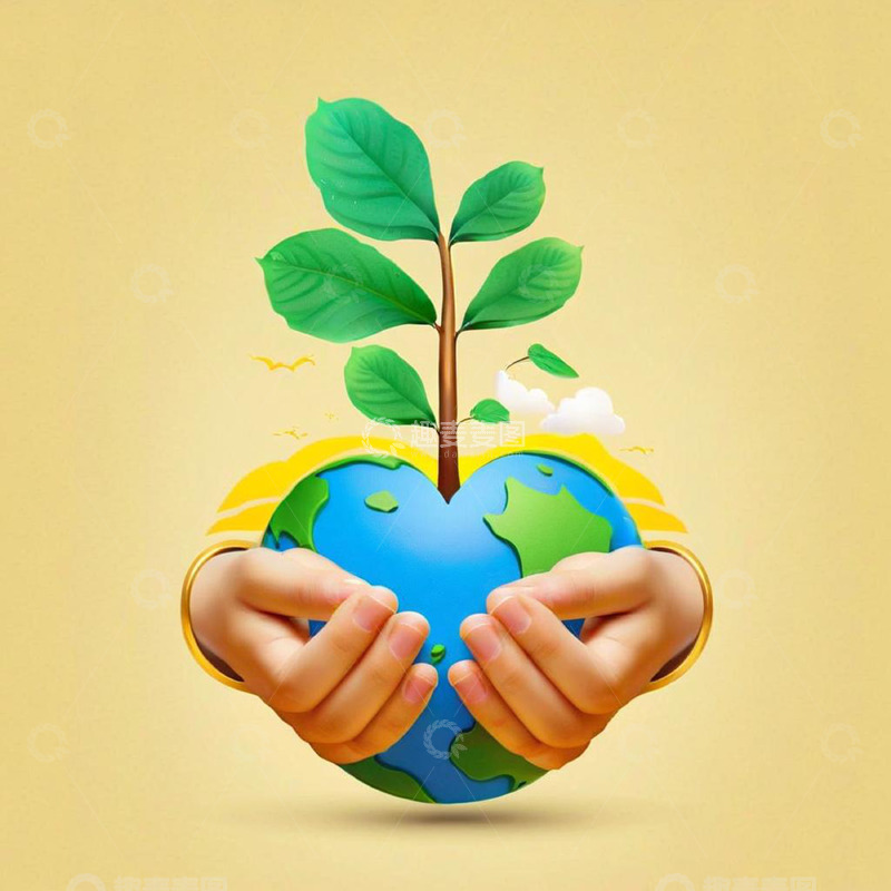 高清大图下载【趣麦麦图】植树节 插画元素