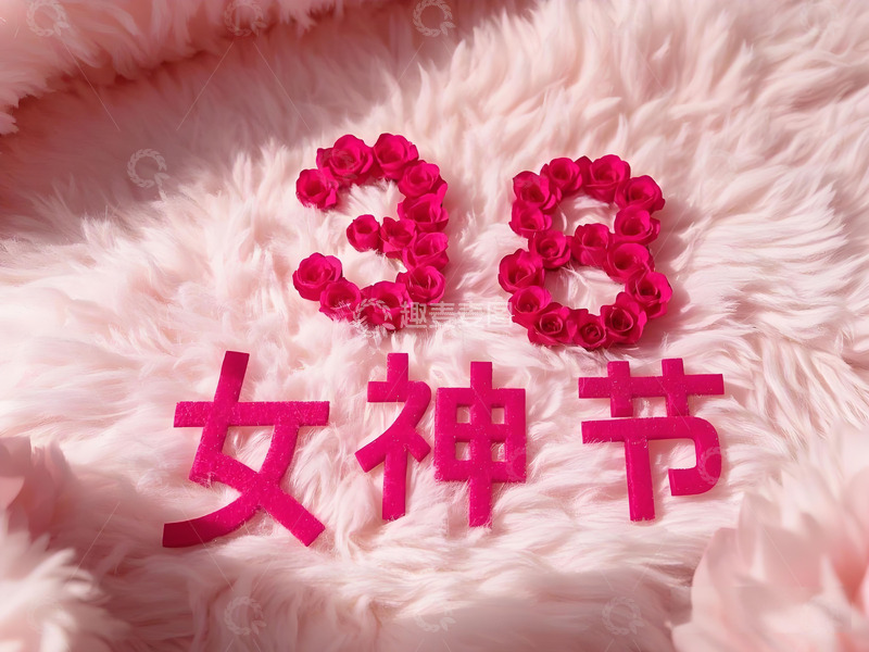 高清大图下载【趣麦麦图】38三八女神节妇女节壁纸海报头像红包封面素材2