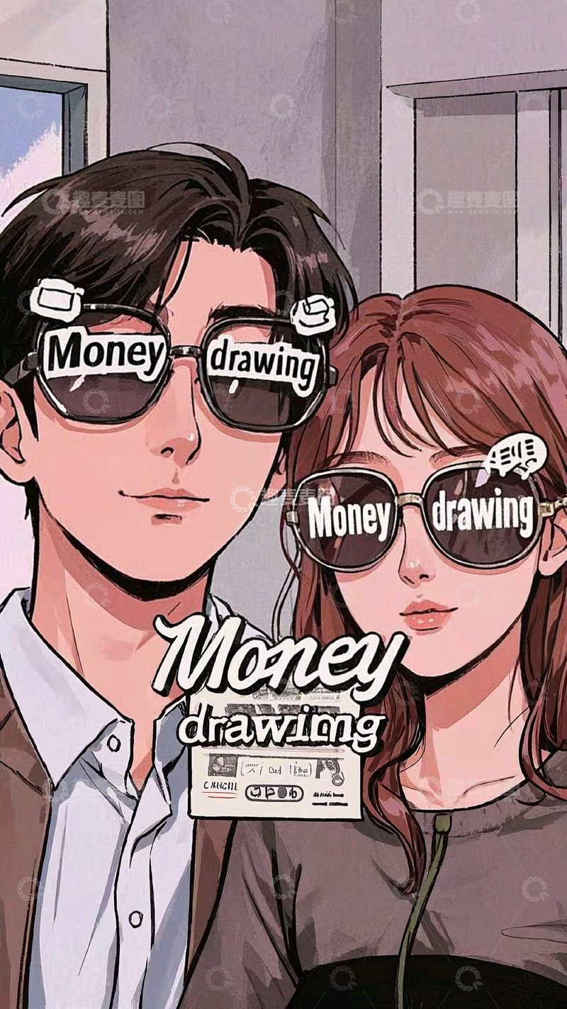 高清大图下载【趣麦麦图】韩系暴富小情侣1