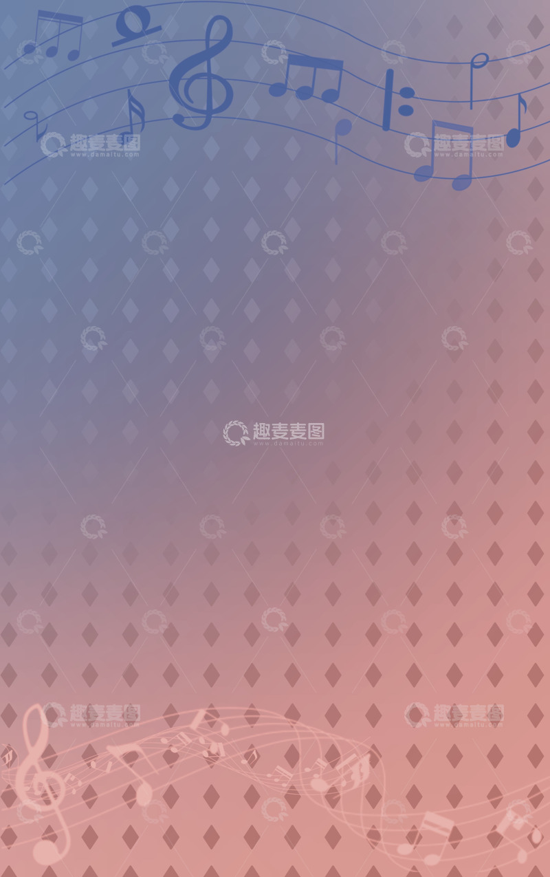 高清大图下载【趣麦麦图】蓝粉渐变底图素材