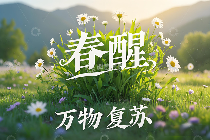 高清大图下载【趣麦麦图】春天花卉野花小鸟雏菊栀子花桃花柳树三月风景摄影素材5