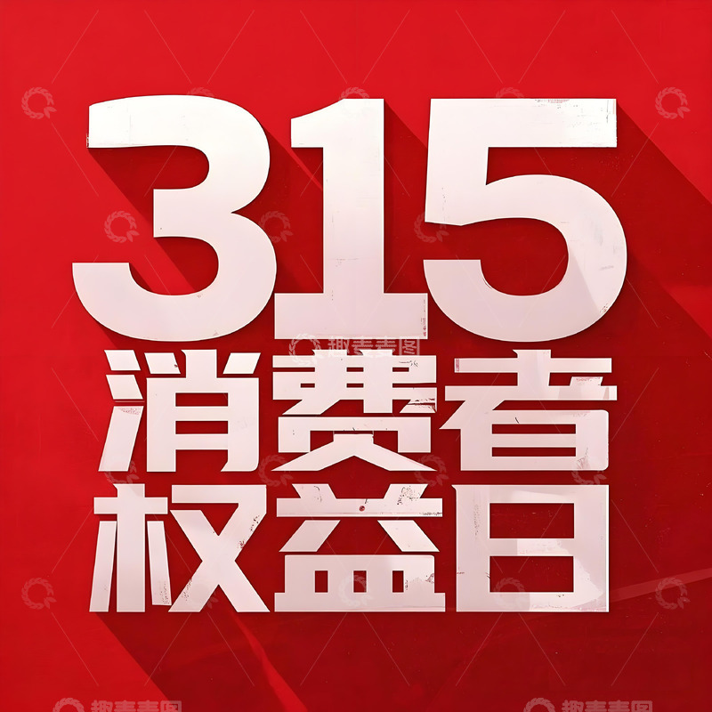 315消费者权益日  文字海报10