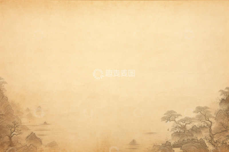 高清大图下载【趣麦麦图】浅色水墨纸张纹理背景