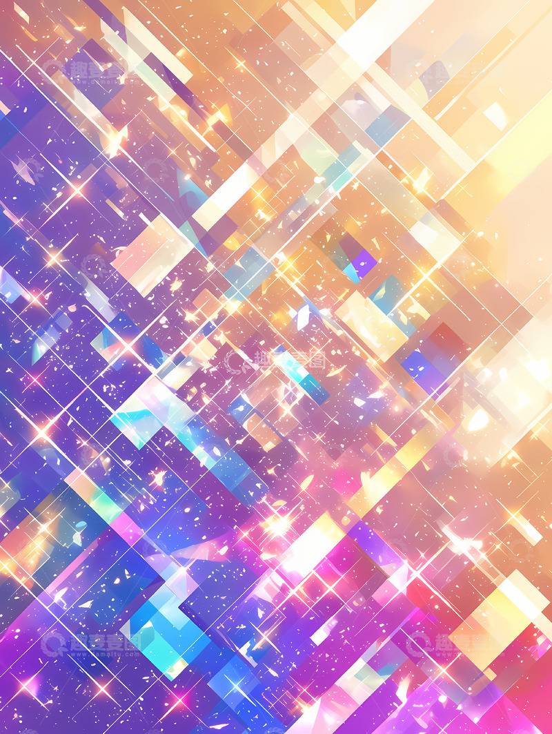 高清大图下载【趣麦麦图】光粒子背景图15