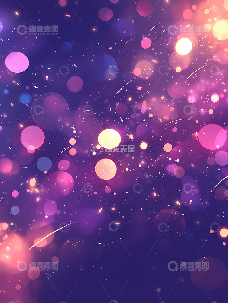 高清大图下载【趣麦麦图】光粒子背景8