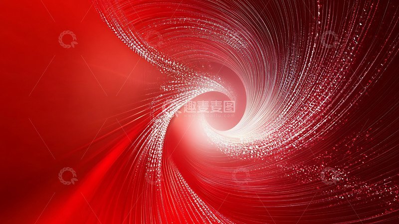 高清大图下载【趣麦麦图】红色大气主视觉kv背景板2