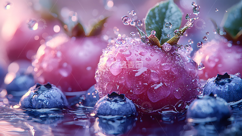 高清大图下载【趣麦麦图】新鲜水果蓝莓高清摄影特写6