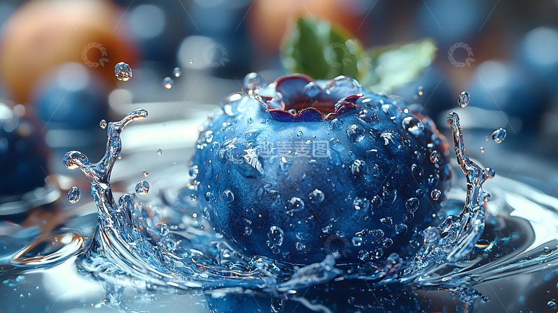 高清大图下载【趣麦麦图】新鲜水果蓝莓高清摄影特写8