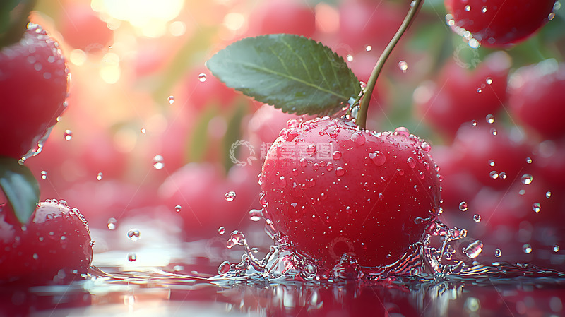 高清大图下载【趣麦麦图】新鲜水果樱桃高清摄影特写8