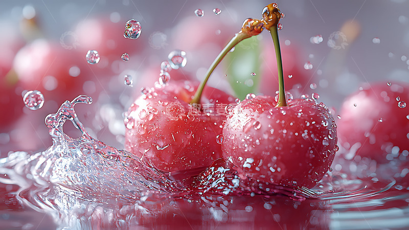 高清大图下载【趣麦麦图】新鲜水果樱桃高清摄影特写2