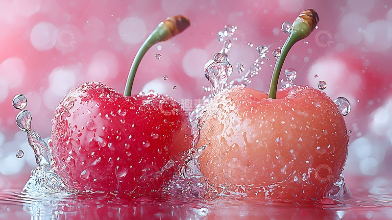 高清大图下载【趣麦麦图】新鲜水果樱桃高清摄影特写1