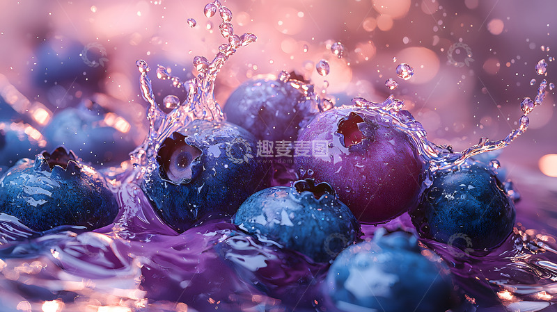 高清大图下载【趣麦麦图】新鲜水果蓝莓高清摄影特写13