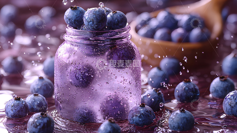 高清大图下载【趣麦麦图】新鲜水果蓝莓高清摄影特写16