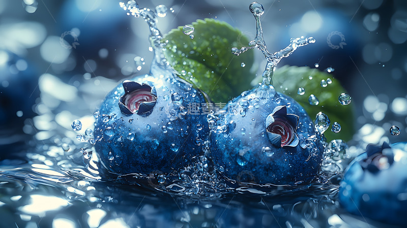 高清大图下载【趣麦麦图】新鲜水果蓝莓高清摄影特写4