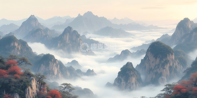 高清大图下载【趣麦麦图】安徽黄山风景1