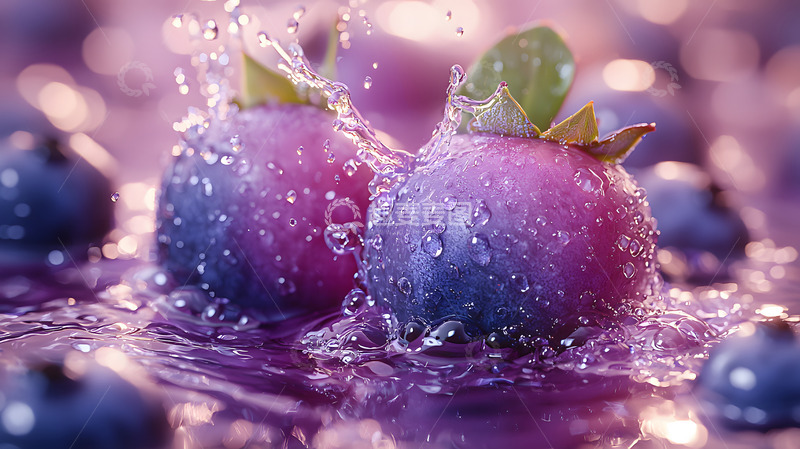 高清大图下载【趣麦麦图】新鲜水果蓝莓高清摄影特写7
