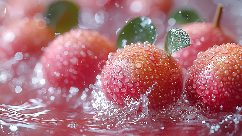 高清大图下载【趣麦麦图】新鲜水果荔枝高清摄影特写1