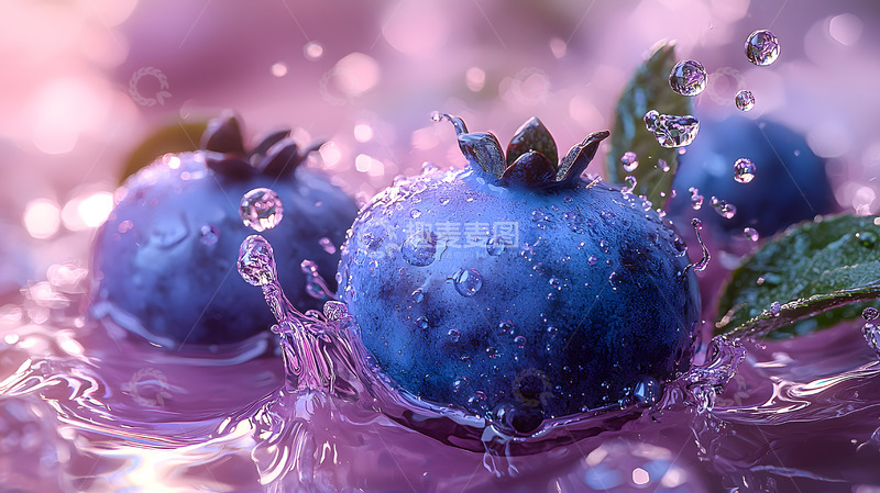 高清大图下载【趣麦麦图】新鲜水果蓝莓高清摄影特写14