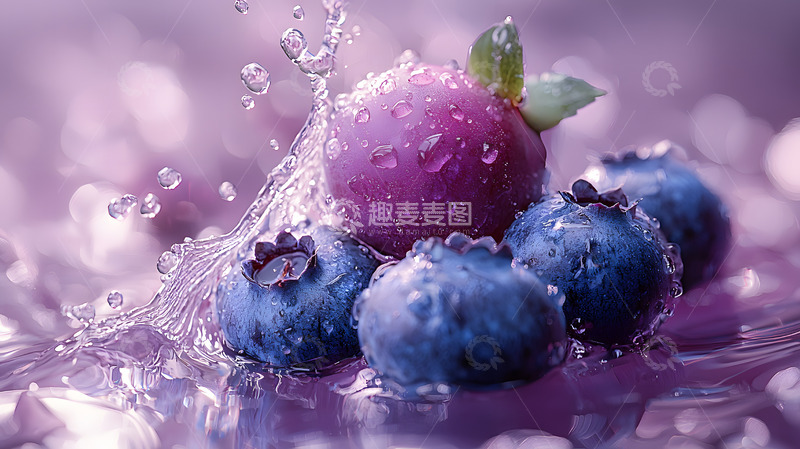 高清大图下载【趣麦麦图】新鲜水果蓝莓高清摄影特写11