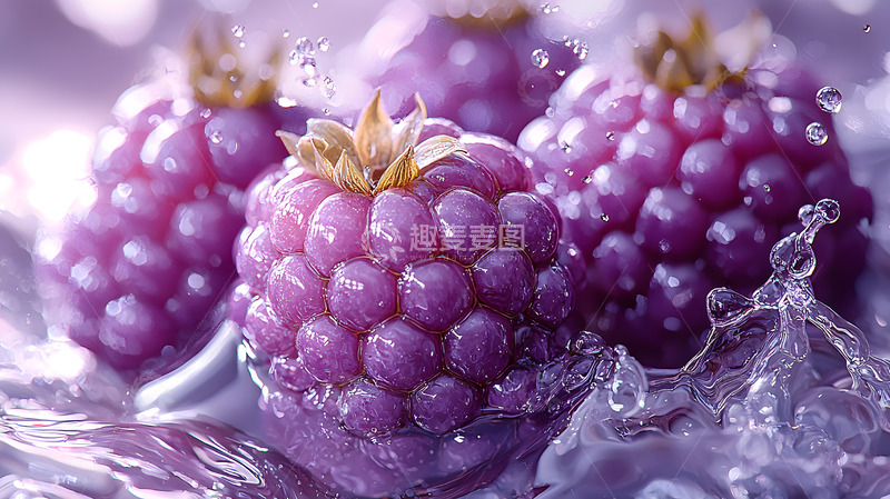 高清大图下载【趣麦麦图】新鲜水果桑葚高清摄影特写