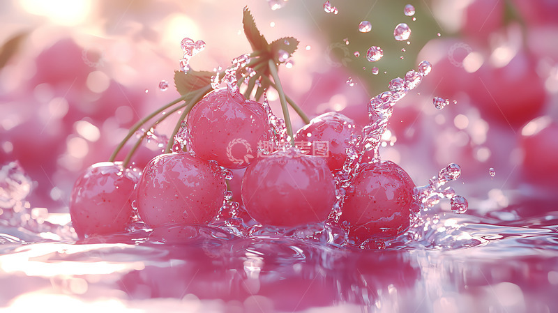 高清大图下载【趣麦麦图】新鲜水果樱桃高清摄影特写10