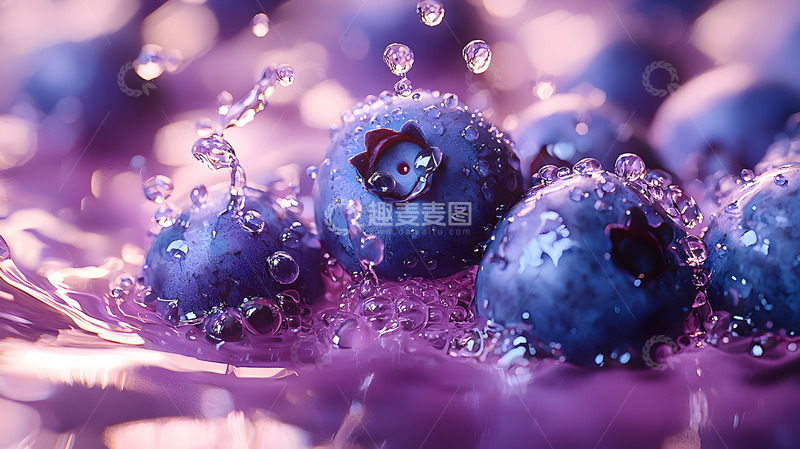 高清大图下载【趣麦麦图】新鲜水果蓝莓高清摄影特写9