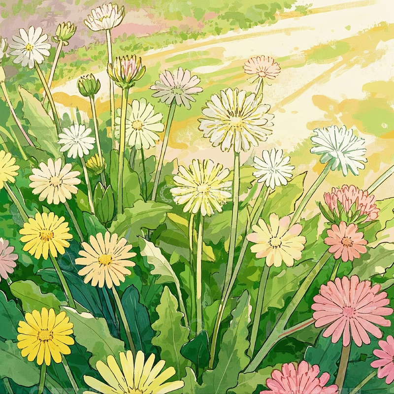 高清大图下载【趣麦麦图】春天风格便签/壁纸