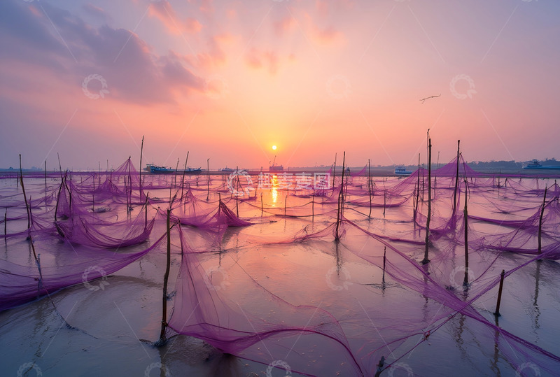 高清大图下载【趣麦麦图】福建霞浦滩涂 