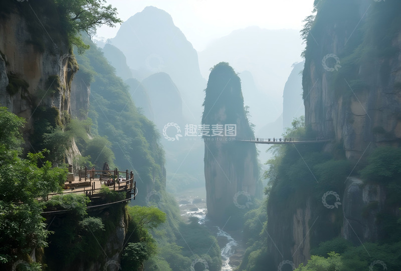 高清大图下载【趣麦麦图】湖南张家界武陵源  