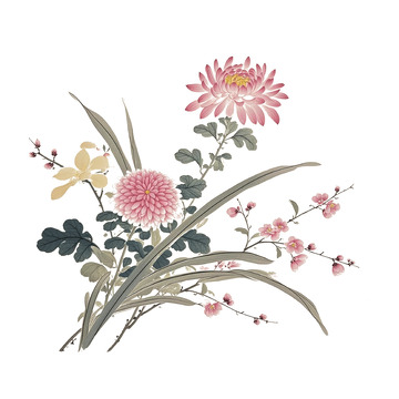 古风花春天素材30