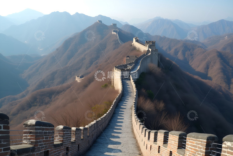 高清大图下载【趣麦麦图】万里长城风光