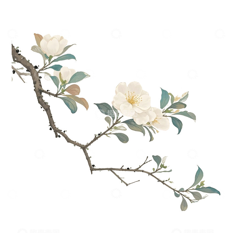 古风花春天素材31