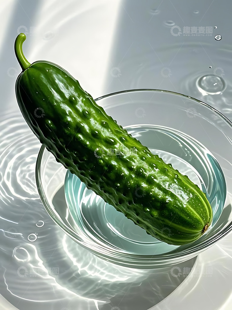 高清大图下载【趣麦麦图】新鲜蔬菜黄瓜高清摄影特写1