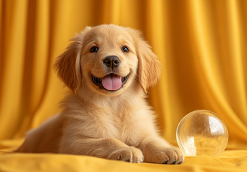 宠物狗金毛犬摄影