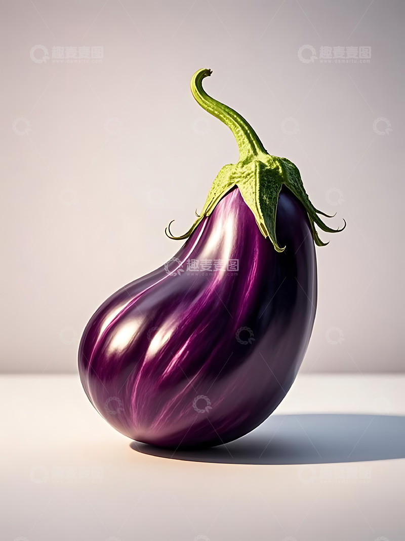 高清大图下载【趣麦麦图】新鲜蔬菜茄子高清摄影特写5