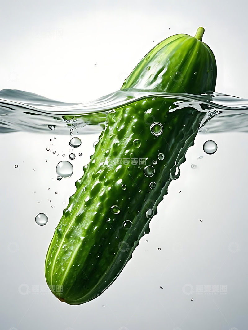 高清大图下载【趣麦麦图】新鲜蔬菜黄瓜高清摄影特写