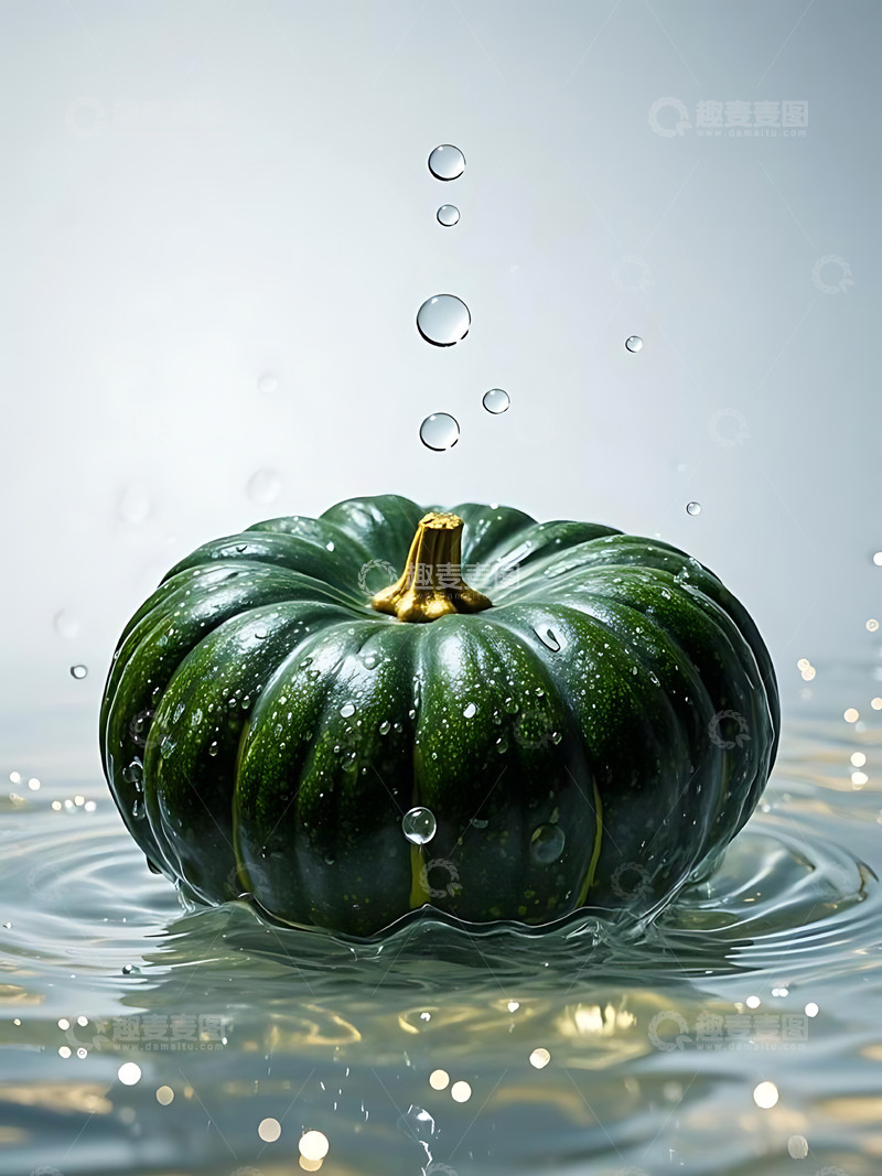 高清大图下载【趣麦麦图】新鲜蔬菜南瓜高清摄影特写6