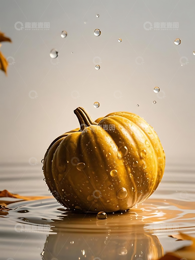 高清大图下载【趣麦麦图】新鲜蔬菜南瓜高清摄影特写9