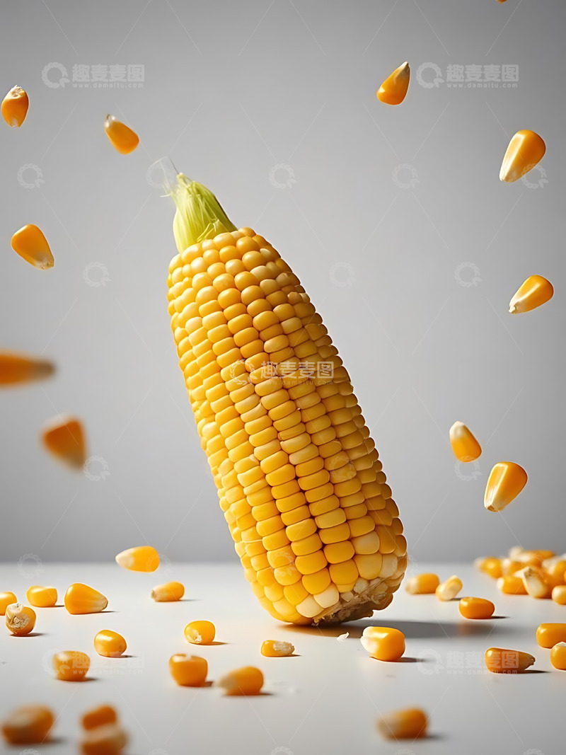 高清大图下载【趣麦麦图】新鲜蔬菜玉米高清摄影特写1