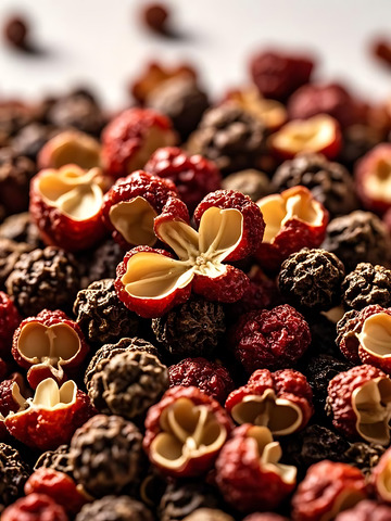 新鲜调料花椒高清摄影特写3