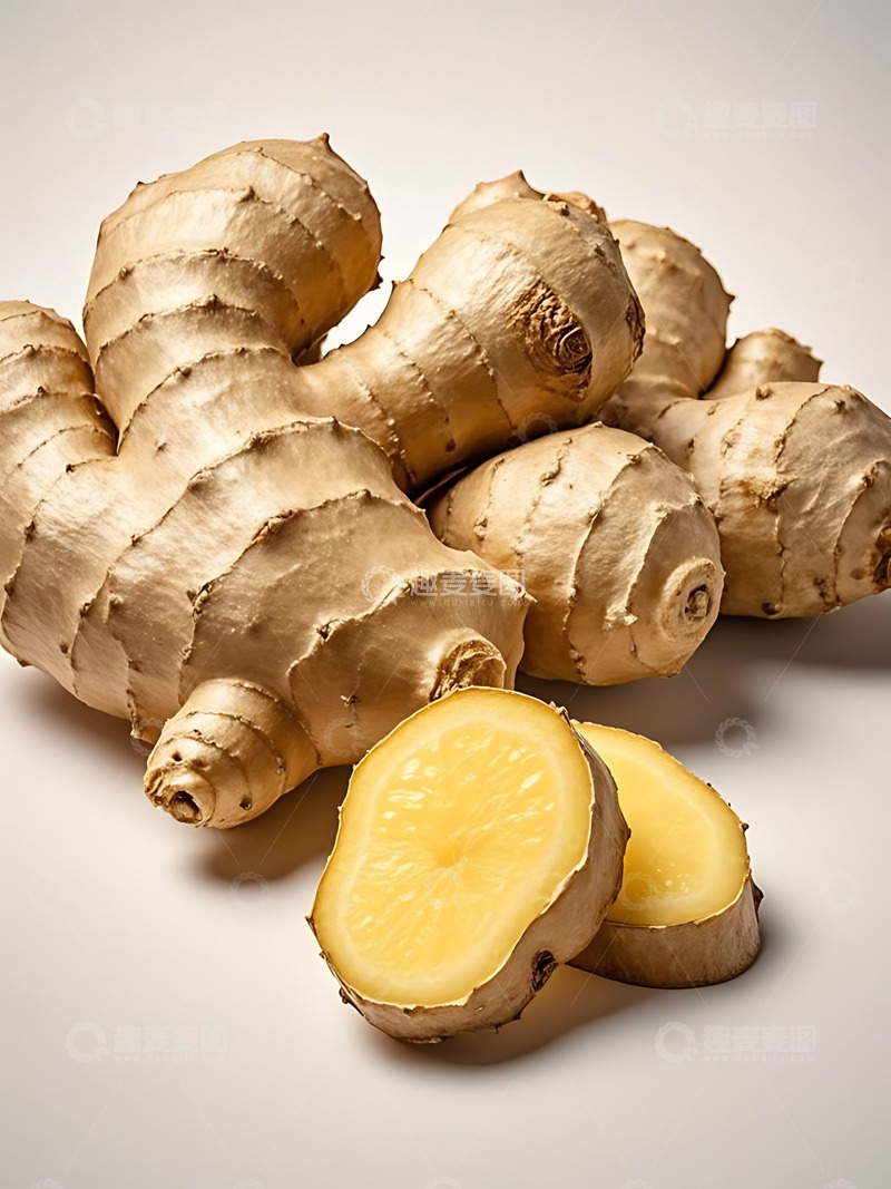 高清大图下载【趣麦麦图】新鲜果蔬调料葱姜高清摄影特写12