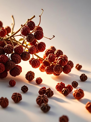 新鲜调料花椒高清摄影特写7