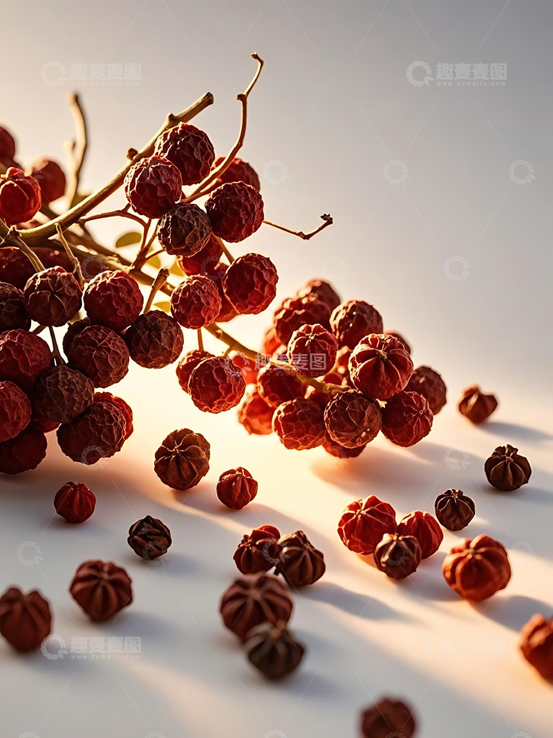 高清大图下载【趣麦麦图】新鲜调料花椒高清摄影特写7