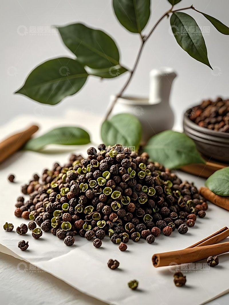 高清大图下载【趣麦麦图】新鲜调料花椒高清摄影特写4