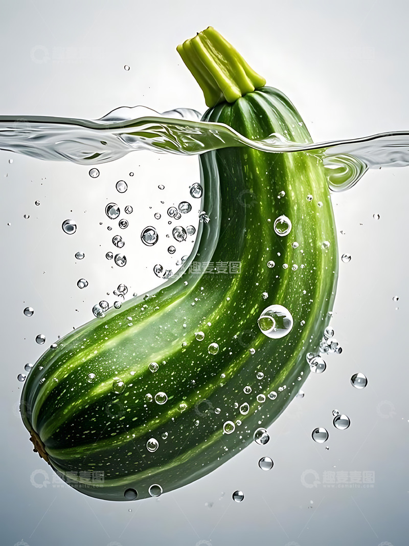 高清大图下载【趣麦麦图】新鲜蔬菜西葫高清摄影特写1